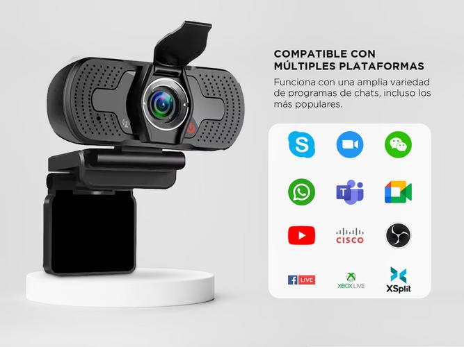 Cámara Web Gadnic Full HD 1080P con Micrófono 30 FPS - 3