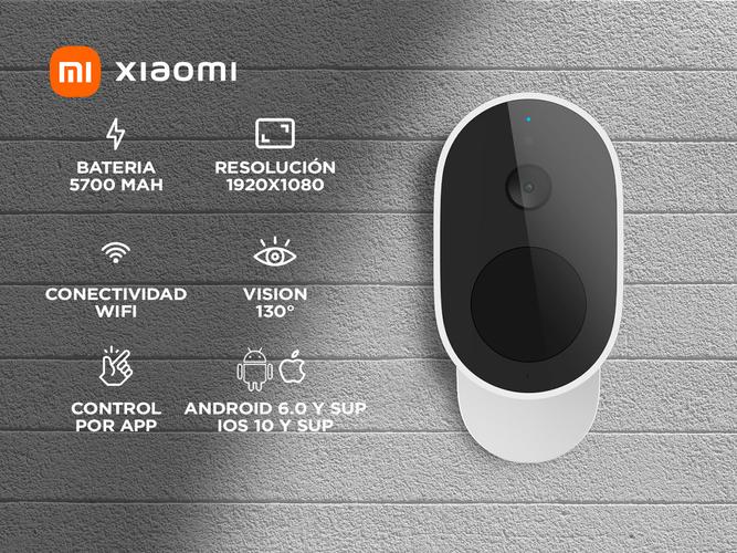 Cámara Xiaomi Mi Wireless Outdoor Security 1080p - 1