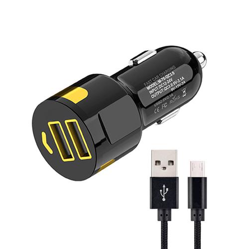 Cargador para Auto Carga Rapida Cable Usb Tipo C  - 0