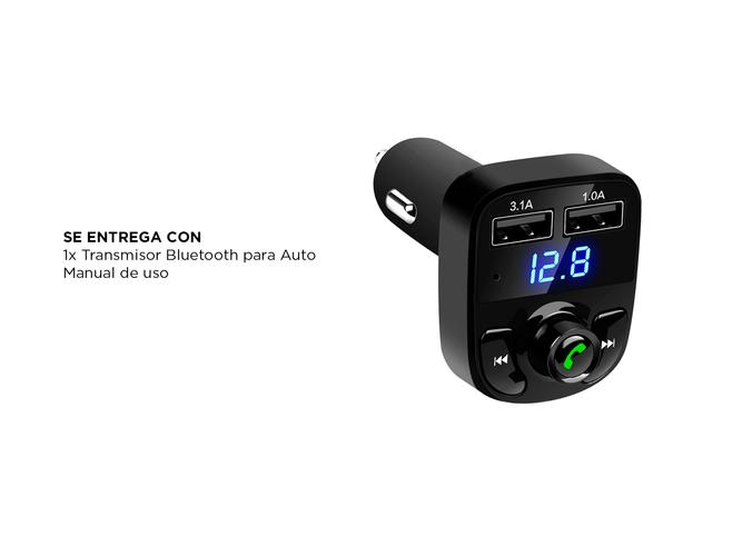 Transmisor Bluetooth Auto Usb Gadnic Microfono Radio Fm Sd  - 5