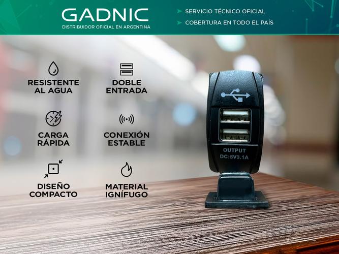 Cargador USB Gadnic Para Auto - 1