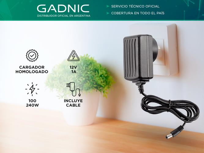 Cargador Homologado Gadnic 12V 1A - 1