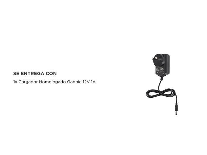 Cargador Homologado Gadnic 12V 1A - 3