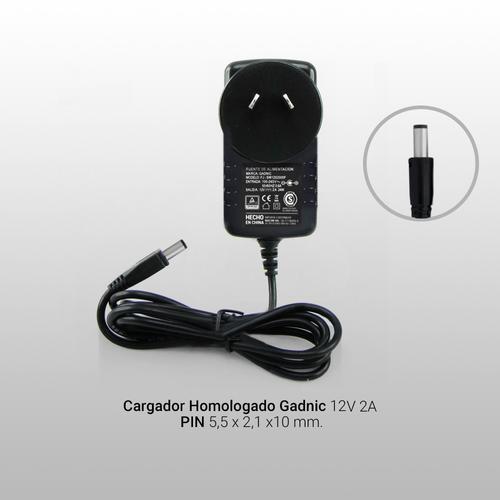 Cargador Homologado Gadnic 12V 2A  - 1
