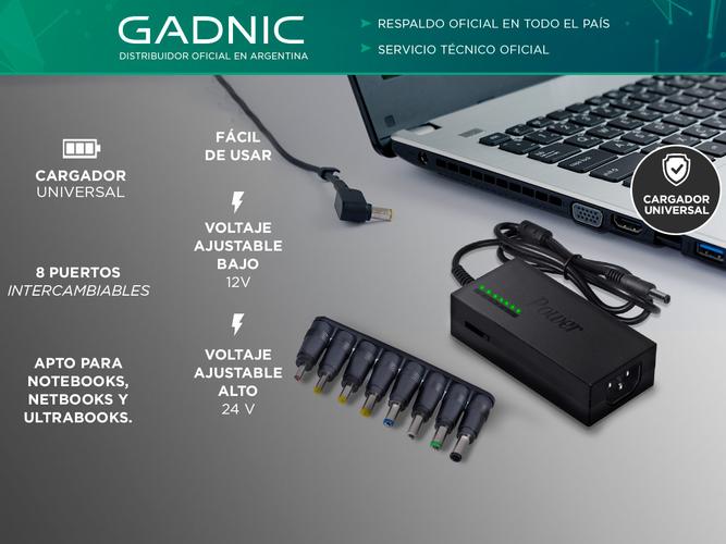 Cargador Universal Gadnic Notebook  - 1