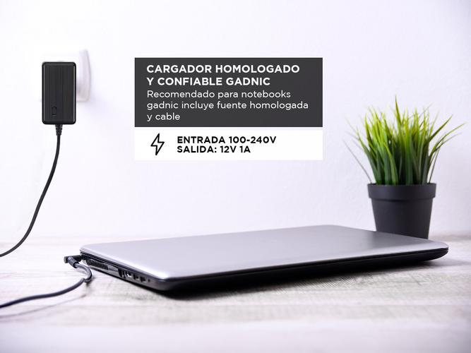 Cargador Para Notebook Gadnic 100240V 12V  - 2