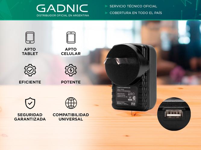 Fuente de Alimentación Gadnic Cargador 220v - 1
