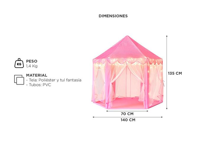 Carpa Infantil Gadnic de Princesas Para Niños y Niñas  - 4