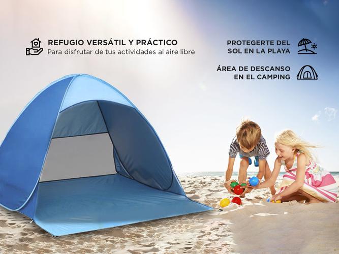 Tienda Para Playa Gadnic Lona con Carpa Impermeable - 2