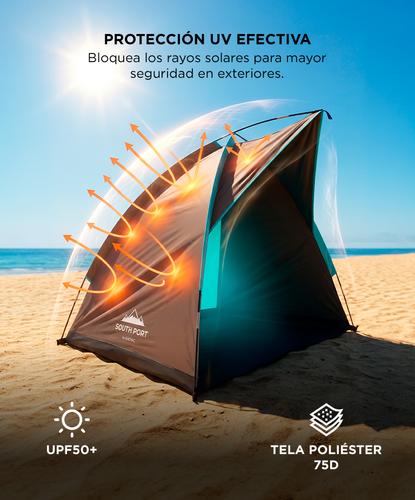Carpa De Playa Southport By Gadnic Protección Solar UPF50 Ultraliviana 170x150  Impermeable Camping Portátil - 2