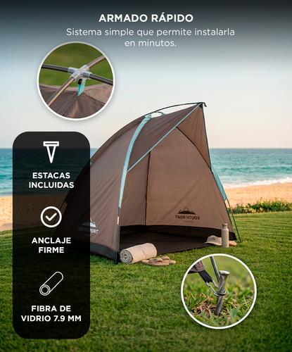 Carpa De Playa Southport By Gadnic Protección Solar UPF50 Ultraliviana 170x150  Impermeable Camping Portátil - 4