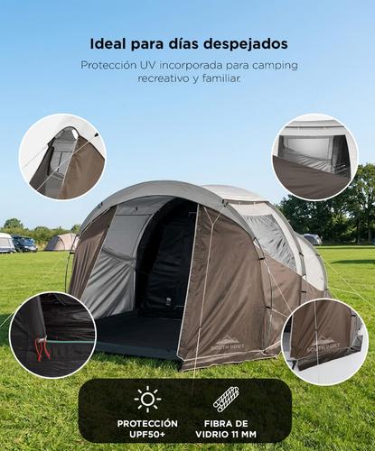 Carpa Camping 4 Personas SouthPort By Gadnic Impermeable UPF50+ Familiar  - 4