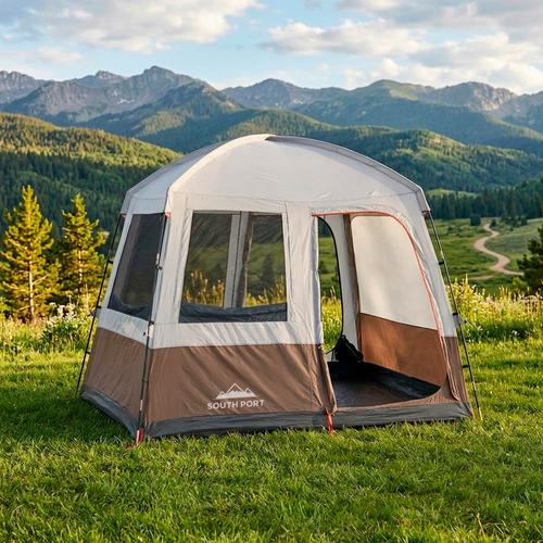 Carpa Refugio Camping South Port By Gadnic 6 Personas Impermeable Protección UV Cuerdas Reflectivas  - 0