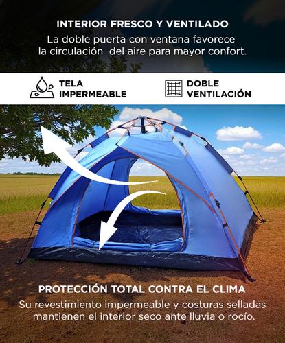 Carpa South Port Automática 2 Personas Para Camping  - 2