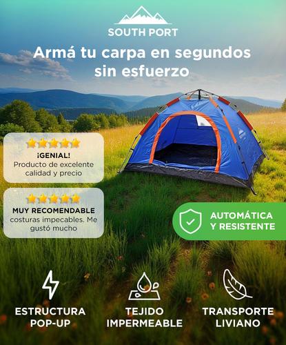 Carpa South Port Automática Para Camping  - 1