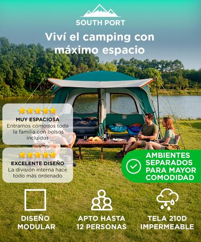 Carpa Camping Southport by Gadnic 8 Personas Impermeable Familiar  - 1