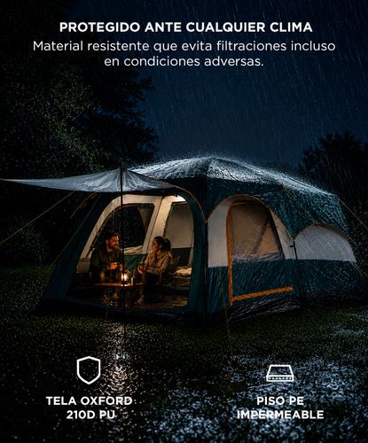 Carpa Camping Southport by Gadnic 8 Personas Impermeable Familiar  - 3