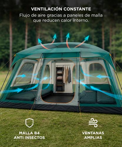Carpa Camping Southport by Gadnic 8 Personas Impermeable Familiar  - 4