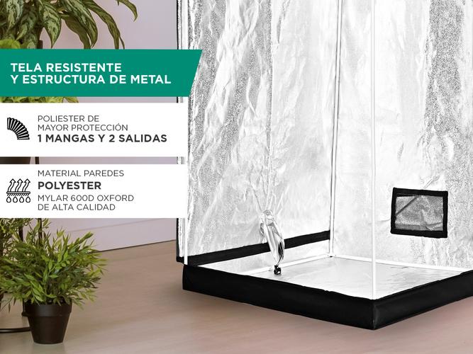 Carpa Cultivo Indoor Gadnic GROW3 100x100x200cm + red scrog 75x75cm - 4