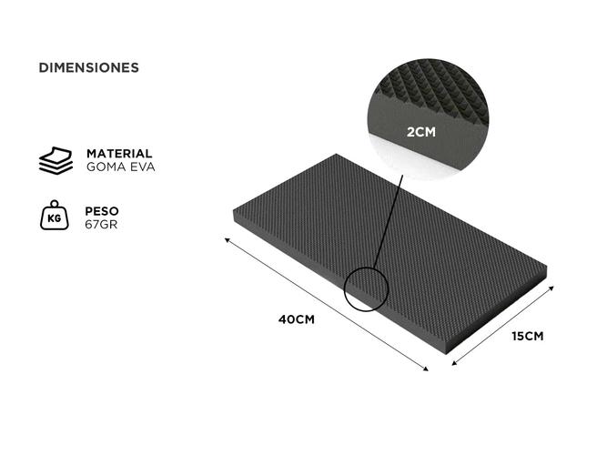 4 Protectores De Espuma Eva Autoadhesiva Gadnic Para Garaje - 3