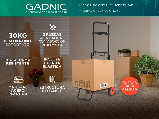 Carro Plegable de Aluminio Reforzado Gadnic Con Ruedas  Usado - 1