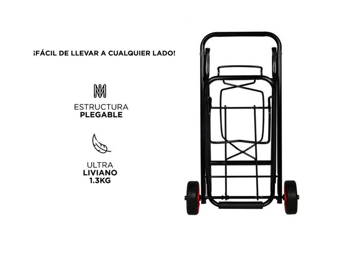 Carro Plegable Hasta 25 Kg Carrito  - 4