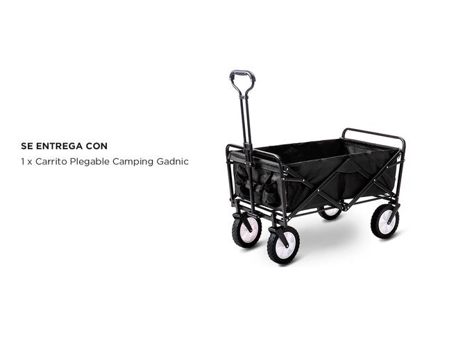 Carrito Plegable Multiuso Gadnic CTB7 Camping Playa - 5