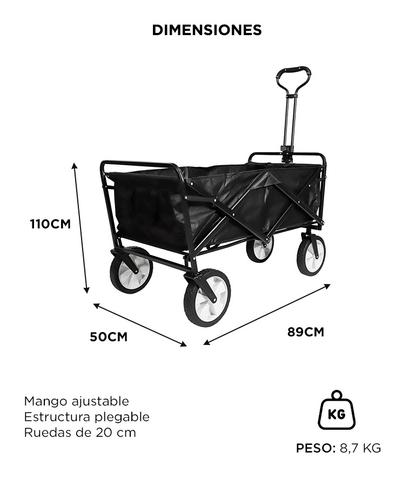 Carrito Plegable Multiuso Gadnic CTB7 Camping Playa - 5