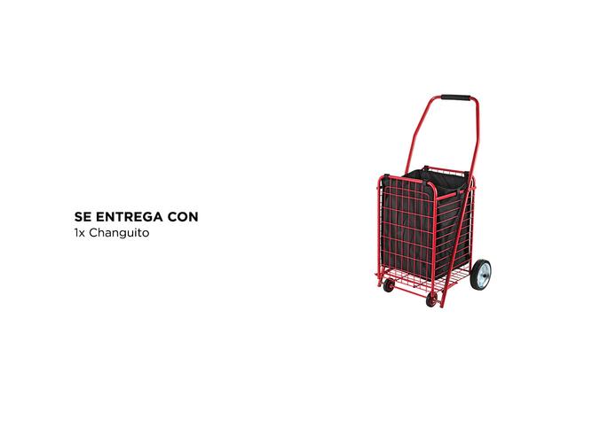 Carro Changuito de Compras Gadnic 4 Ruedas - 4