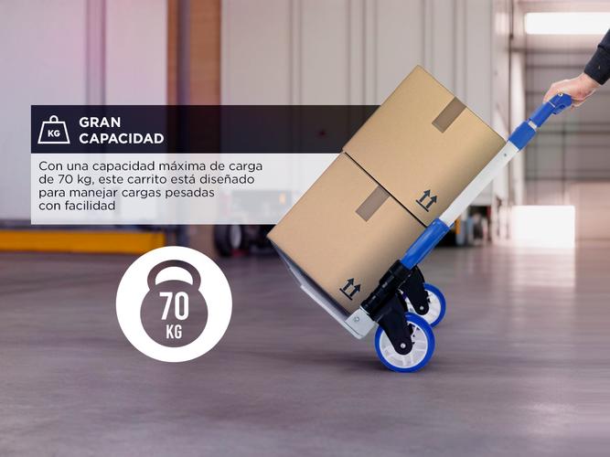 Carro Zorra Plegable Gadnic Hasta 70 Kg - 3
