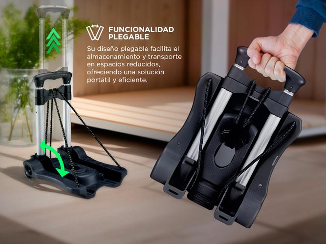 Carro Zorra Plegable Hasta 40 Kg Reforzado Gadnic Cpk-40 - 2
