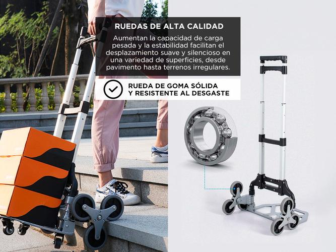 Carrito Multifuncional Gadnic Plegable Aluminio  - 2
