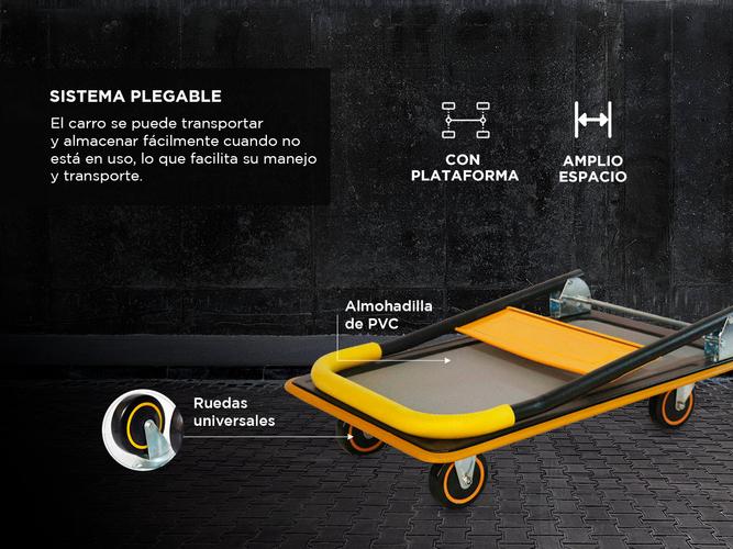 Carro Plegable Gadnic Con Plataforma - 3