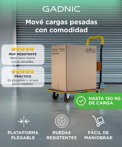 Carro Plegable Gadnic Con Plataforma - 1