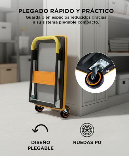 Carro Plegable Gadnic Con Plataforma - 2