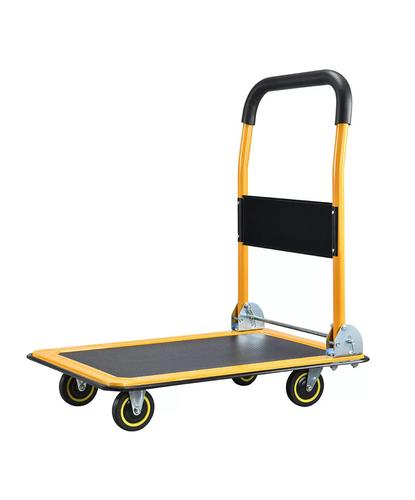 Carro Plegable Con Plataforma Gadnic Acero Reforzado Ruedas Giratorias Carga Pesada  - 6