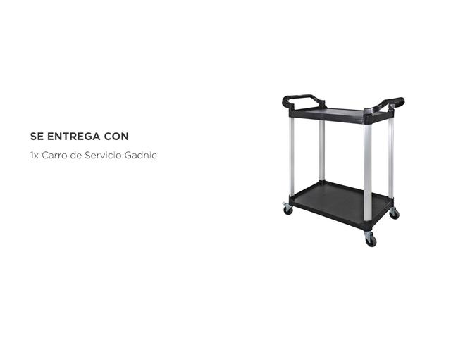 Carro Catering Gadnic Auxiliar 2 Bandejas - 5