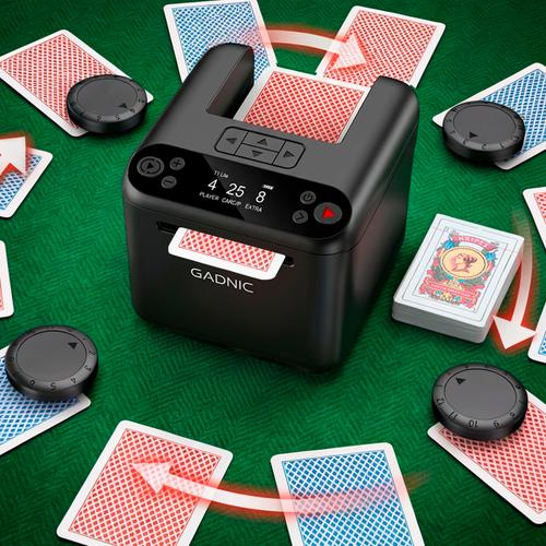 Máquina Automática Repartidora De Cartas Gadnic Con Control Remoto Recargable - 0