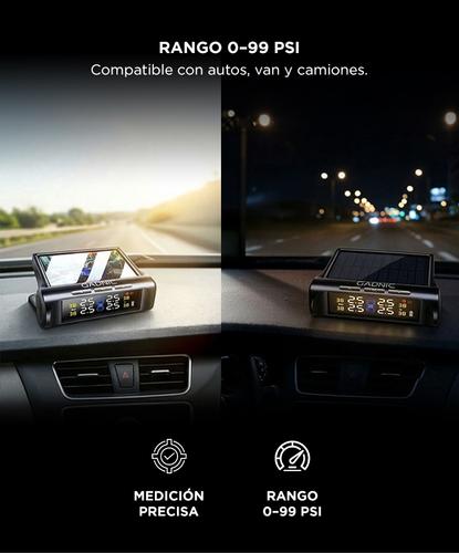 Monitor de presión de neumáticos Gadnic CS2 Carga de Energía Solar - 4