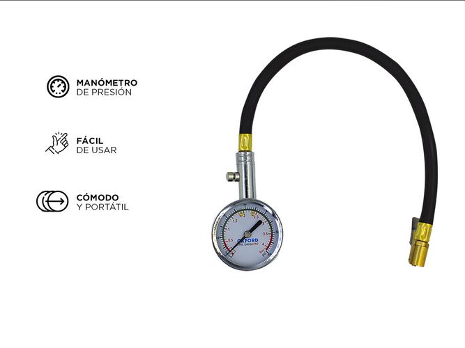 Manguera de Presión de Neumáticos Gadnic Con Indicador de Presión de Aire - 3