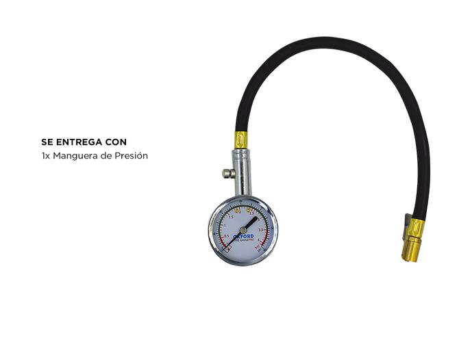 Manguera de Presión de Neumáticos Gadnic Con Indicador de Presión de Aire - 4