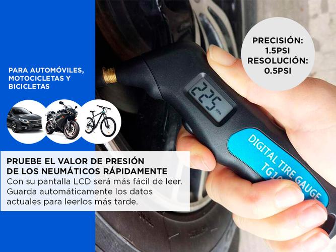Medidor de Presión de Neumáticos Digital Gadnic SDC3 Manometro  - 2