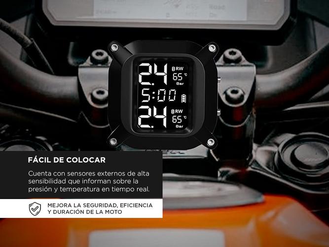 Tpms Sensor de Presión Y Temperatura Gadnic Con Sensores Externos Para Motos  - 2