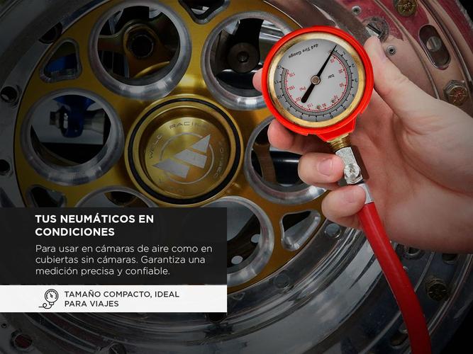 Medidor de Presión de Neumáticos Gadnic Para Camaras Cubiertas - 2