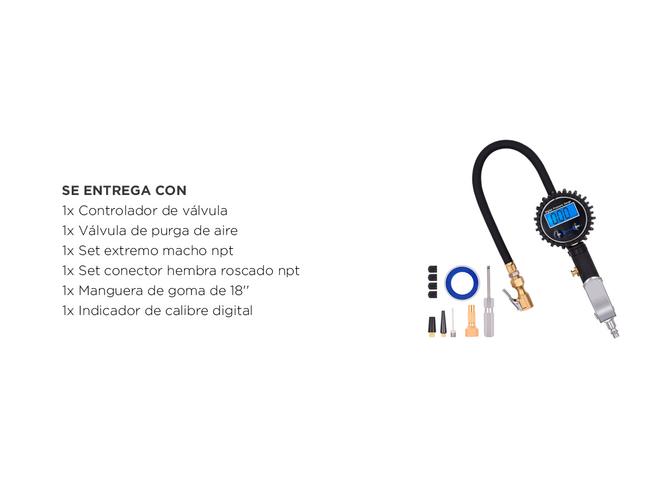 Inflador de Neumáticos Gadnic Pistola de Presión de Neumáticos Digital de Alta Precisión - 4