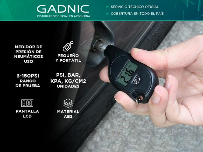Medidor de presión de neumáticos Gadnic 3-150 PSI - 1