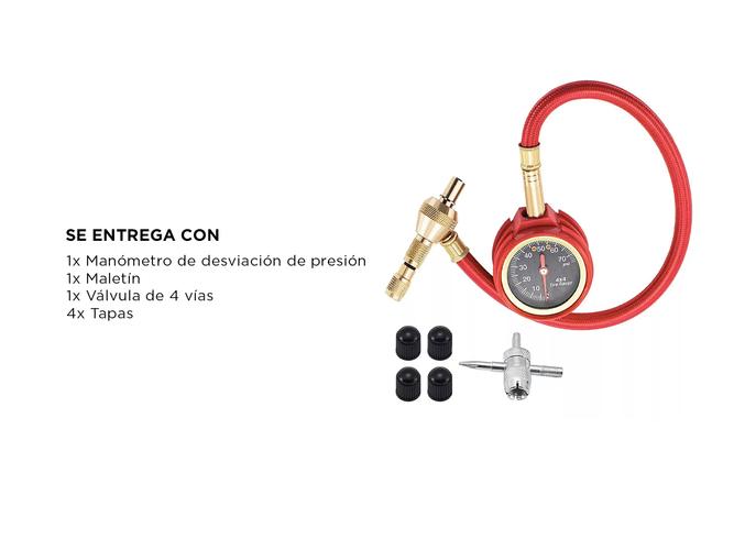Manómetro de presión de neumáticos Gadnic 75 PSI - 4