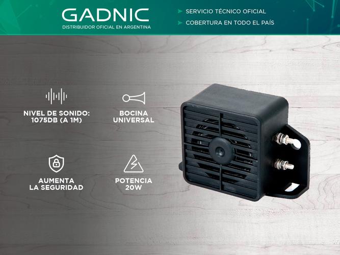 Sirena De Retroceso Gadnic Marcha Atrás 20W - 1