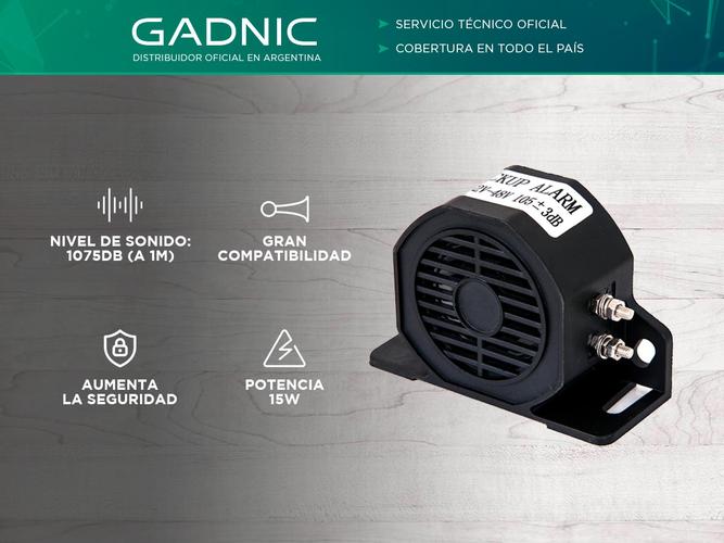 Sirena De Retroceso Gadnic Marcha Atrás 15W - 1
