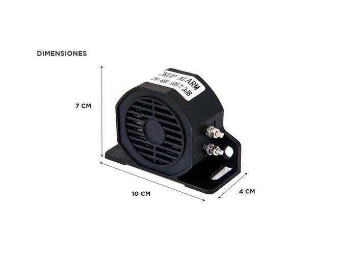 Sirena De Retroceso Gadnic Marcha Atrás 15W - 4